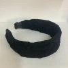 Anorak Suede Effect Black Hair Headband
