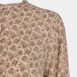 Anorak Sofie Schnoor Midi Dress Rose Pink Floral Long Sleeve