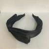 Anorak Black Satin Bow Hair Headband