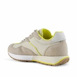 Anorak Woden Rose Nylon Trainer Oatmeal Neon Yellow Sustainable