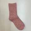 Anorak Cashmere Wool Blend Socks Pink