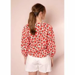 Anorak Strawberry Wrap Top - Anorak