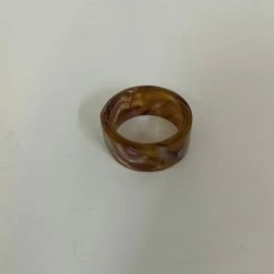 Anorak Acrylic Resin Ring Brown