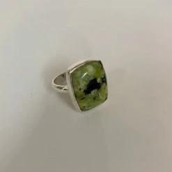 Anorak Sterling Silver Lizardite Ring
