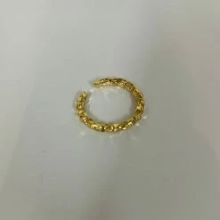 Anorak Gold Plated Brass Ring