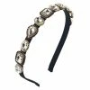 Anorak Rhinestone Velvet Headband Clear