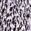 Anorak Minimum Cikka Loose Fit Print Fabric Trousers Lilac Black White Abstract Print